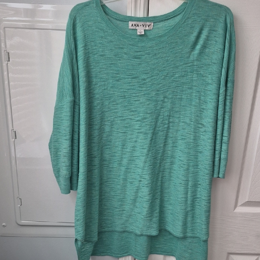 Ava & Viv Women's Green Top
